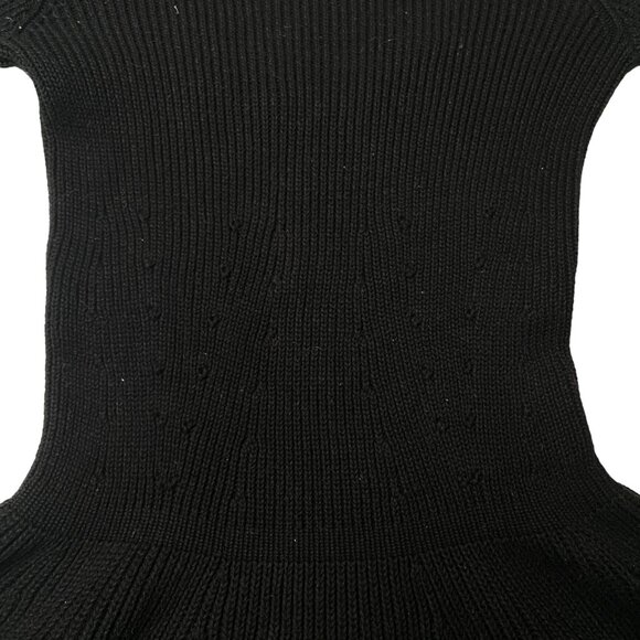 Guess Women's Black  Half Sleeve Peplum Top, size Extra Small - Picture 2 of 11